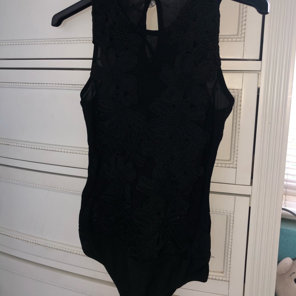 Floral Mesh Bodysuit
